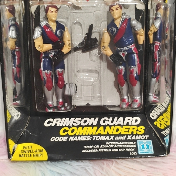 RARE! G.I. Joe Crimson Guard Commanders To Max & Xamot Action Figures '85 - Picture 5 of 17